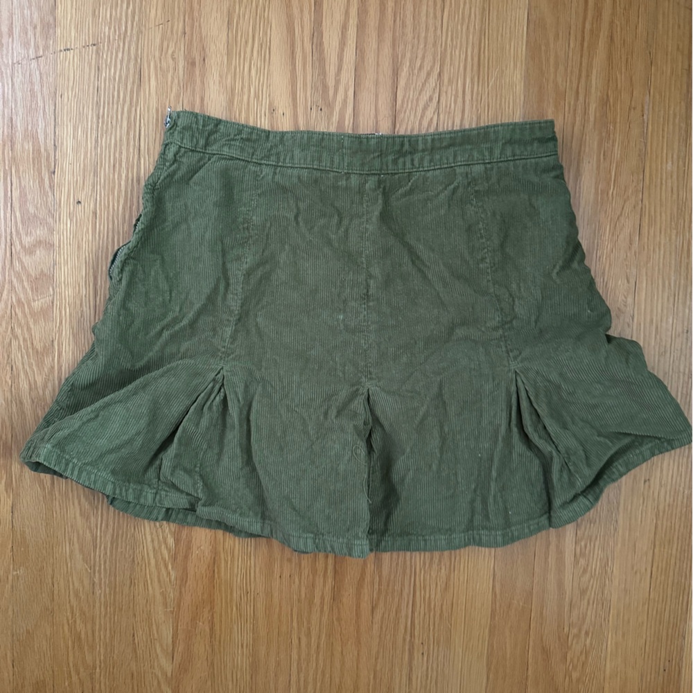 BDG Forest Green Corduroy Skirt